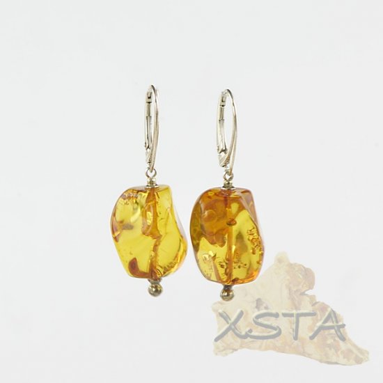 Amber earrings for women